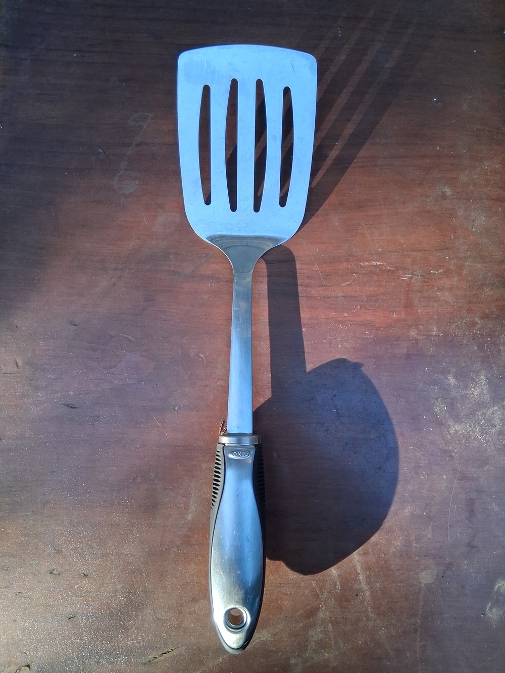OXO Silver Black Turner Stainless Steel Single Item